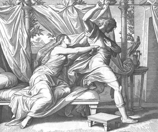 Иосиф отказывает жене Полтифара