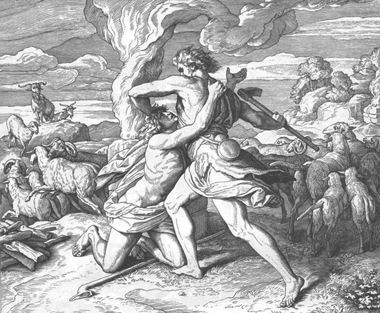 Каин убивает Авеля