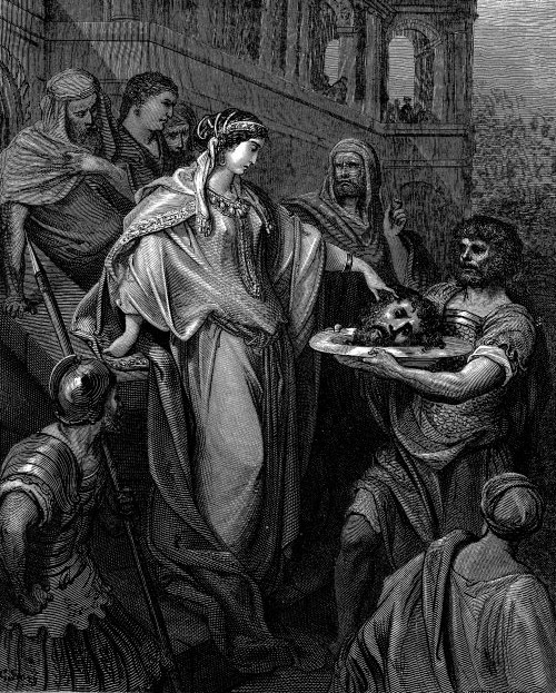 Саломее подносят голову св. Иоанна Крестителя